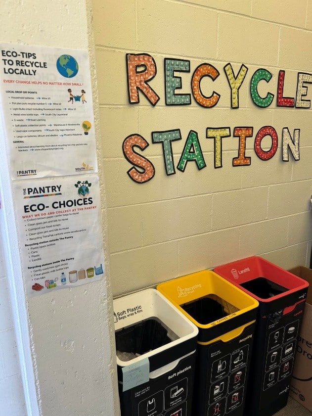 Recycle Station in Pantry